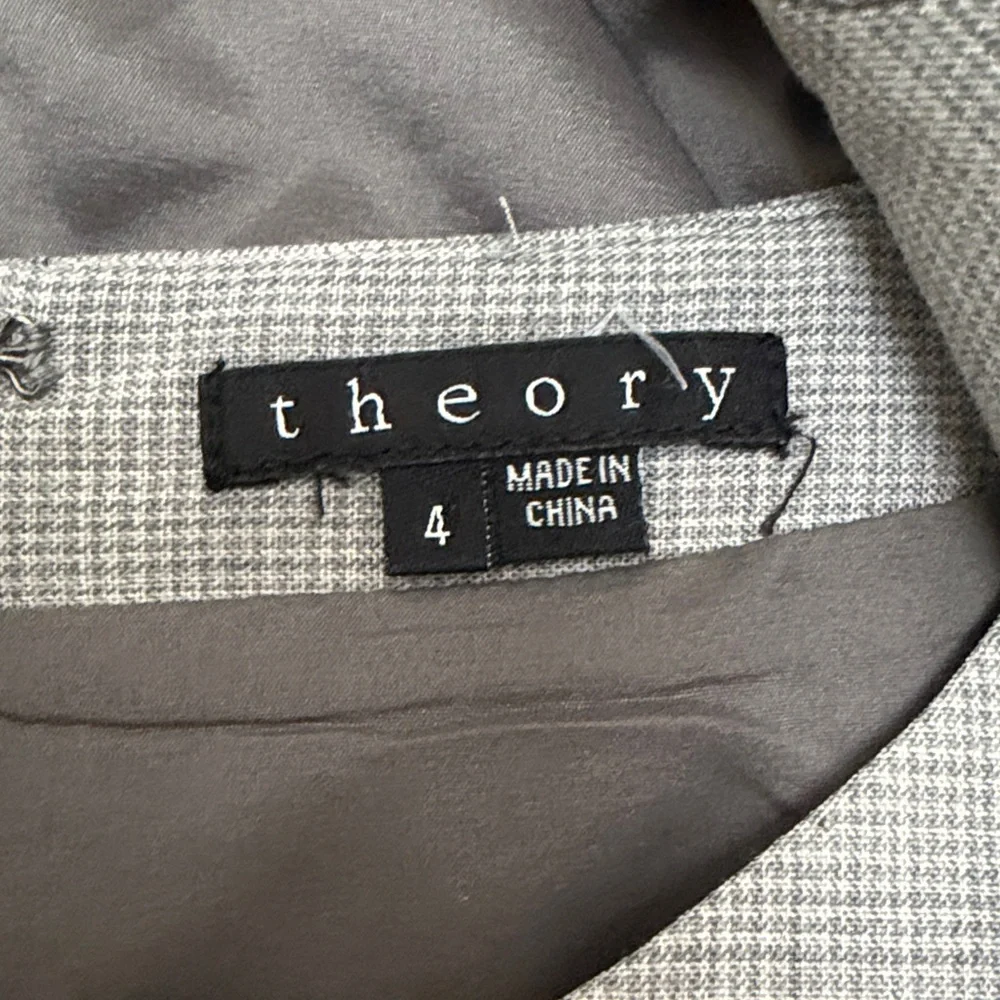 Theory Light Gray Women's Blazer and Dress Set - Picture 2 of 9